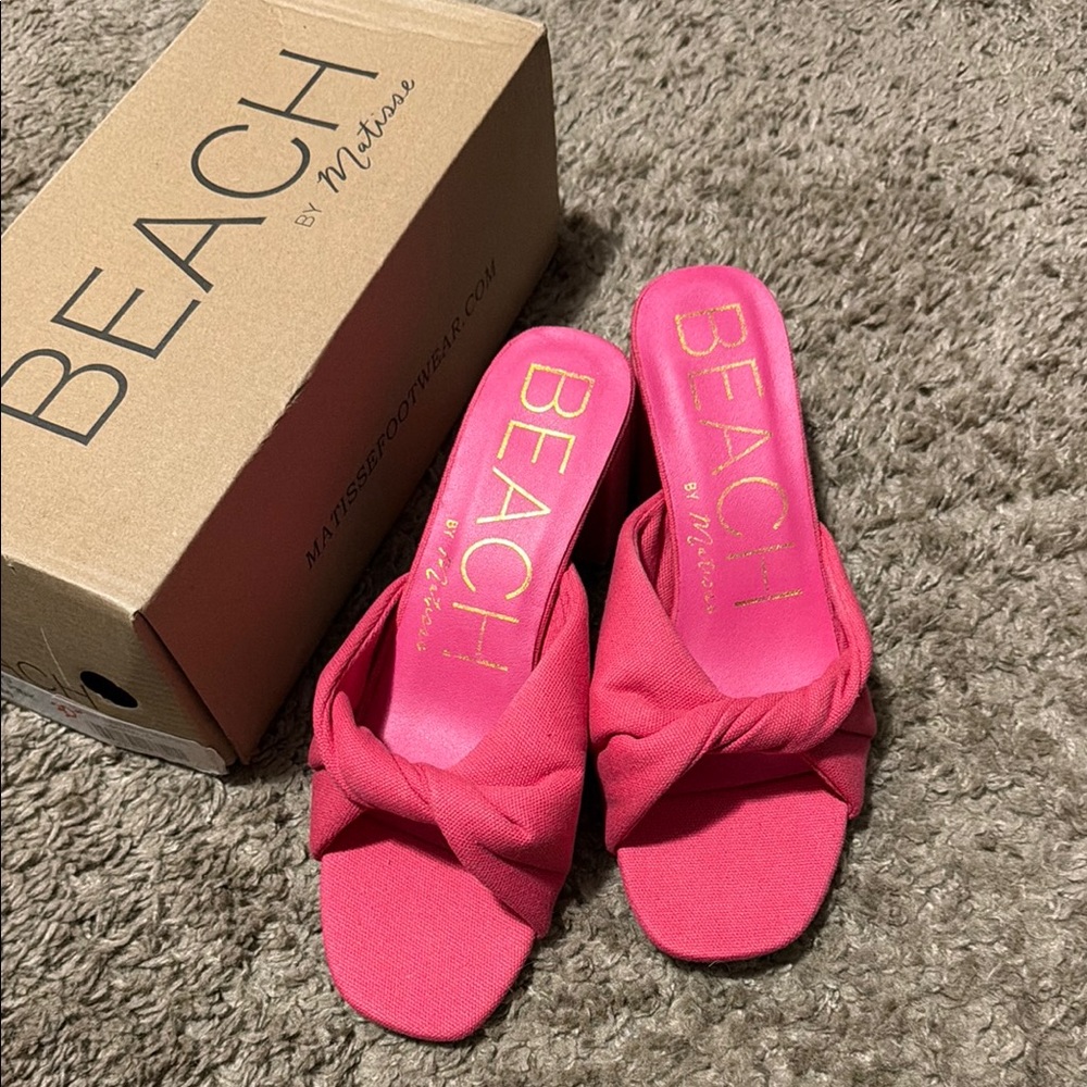Beach By Matisse Pink heels